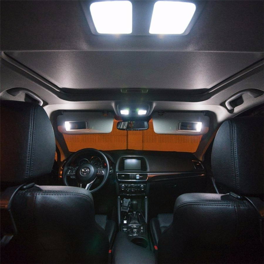 Details About 25 Pcs Car Truck Interior White Led Light Bulb Kit For Dome Map Reading Lamp 12v