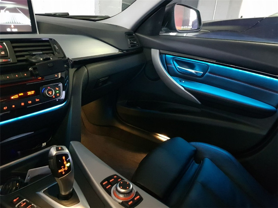 Dual Color Car Interior Door Panel + Central Control LED