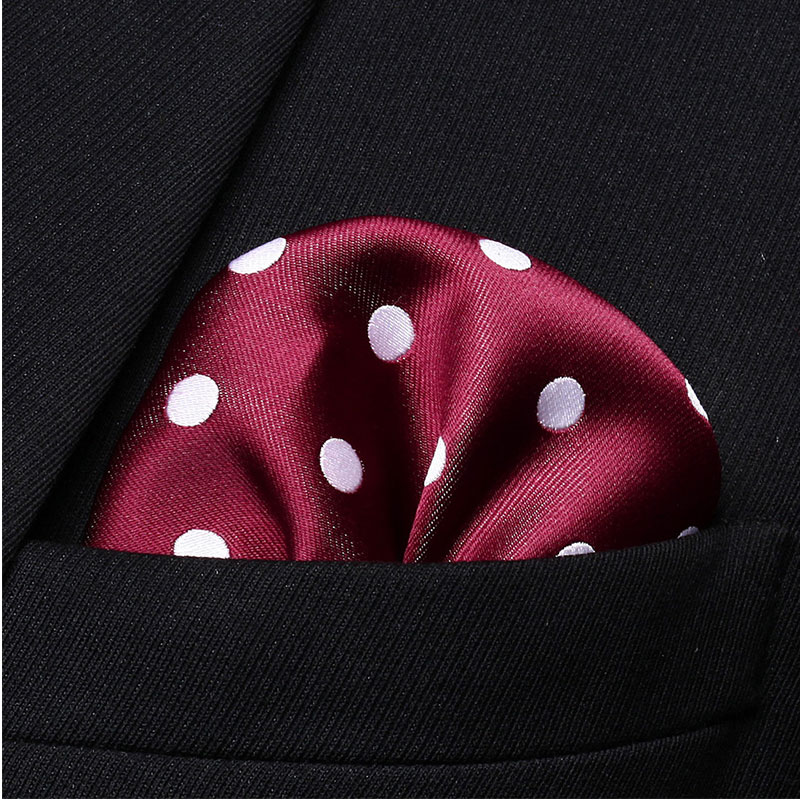 PMC Check Dot Floral Men Silk Pocket Square Hanky Wedding Handkerchief