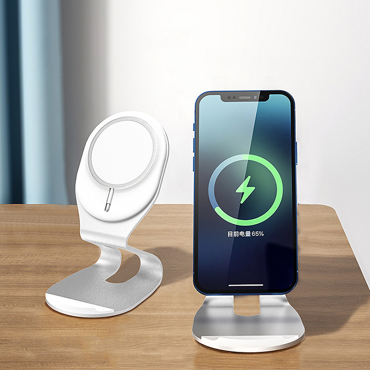 Wireless Charger Stand Portable Phone Desk Holder Mount for iPhone 12 ...