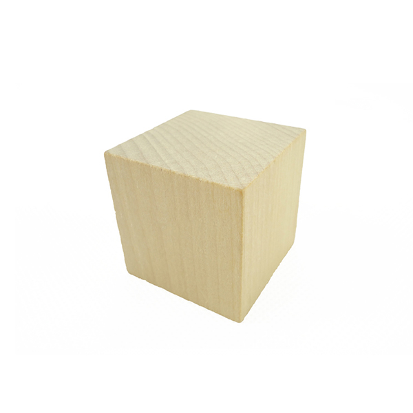 10mm~60mm Natural Unfinished Wooden Square Cubes Blocks DIY Craft Wood ...