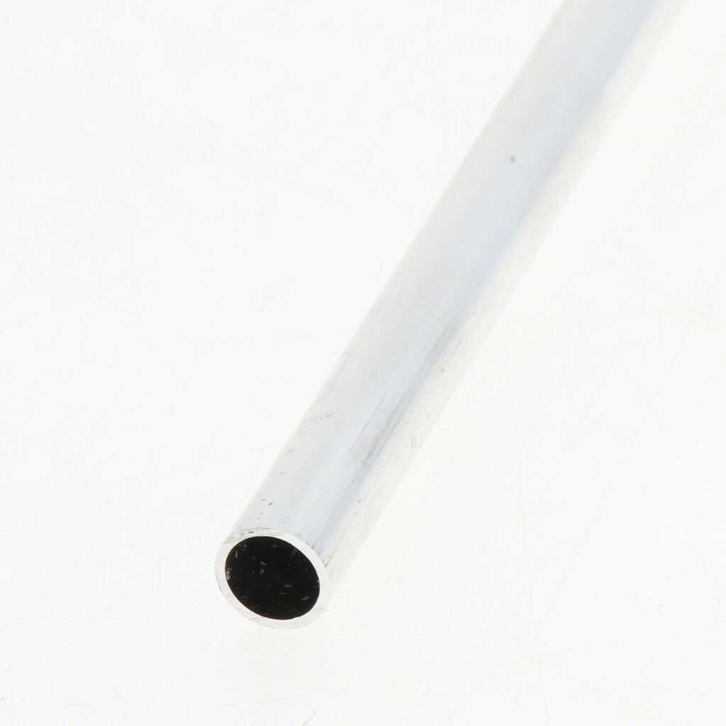 Aluminum 6063 Alloy Tube 400/500mm Long Round Straight Pipe Wall 2mm OD 6-22mm