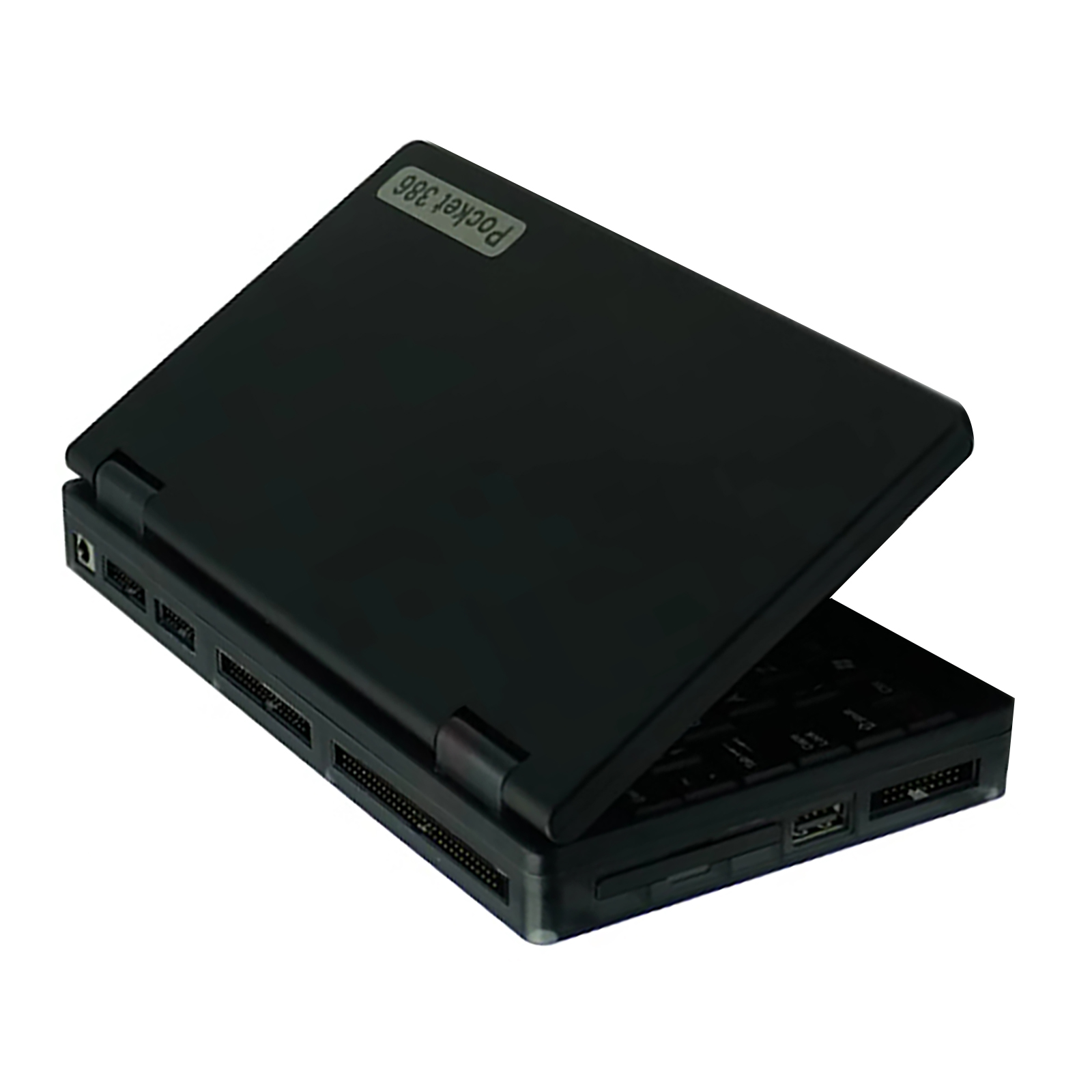 【iketeruko 】 Black Portable 386 Retro DOS Computer 386sx-40Mhz Core in M6117