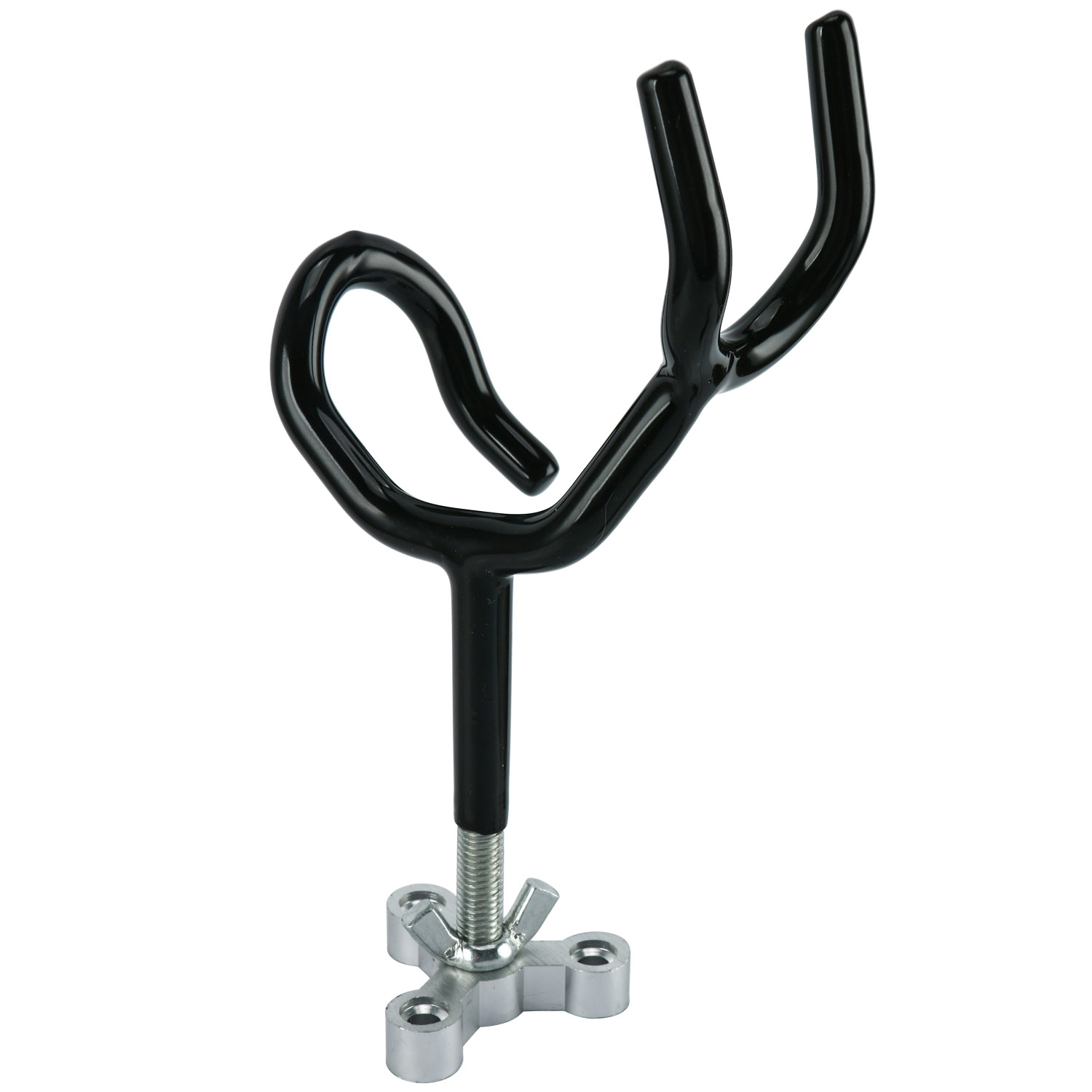 3 Pack 25 Degree 3/8" diameter Coated Steel Rod Holder with the Mounting Base eBay