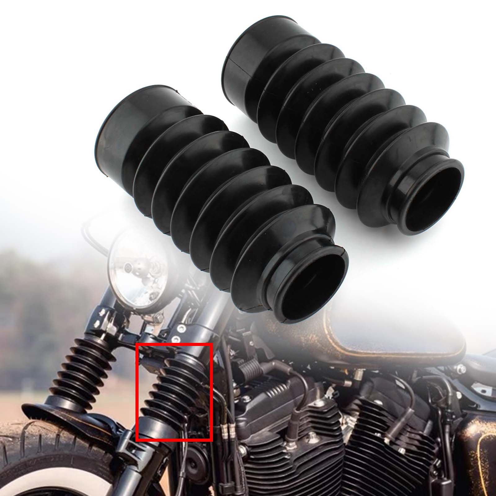 Rubber Motorcycle Front Fork Dust Cover For Harley Dyna FXDL