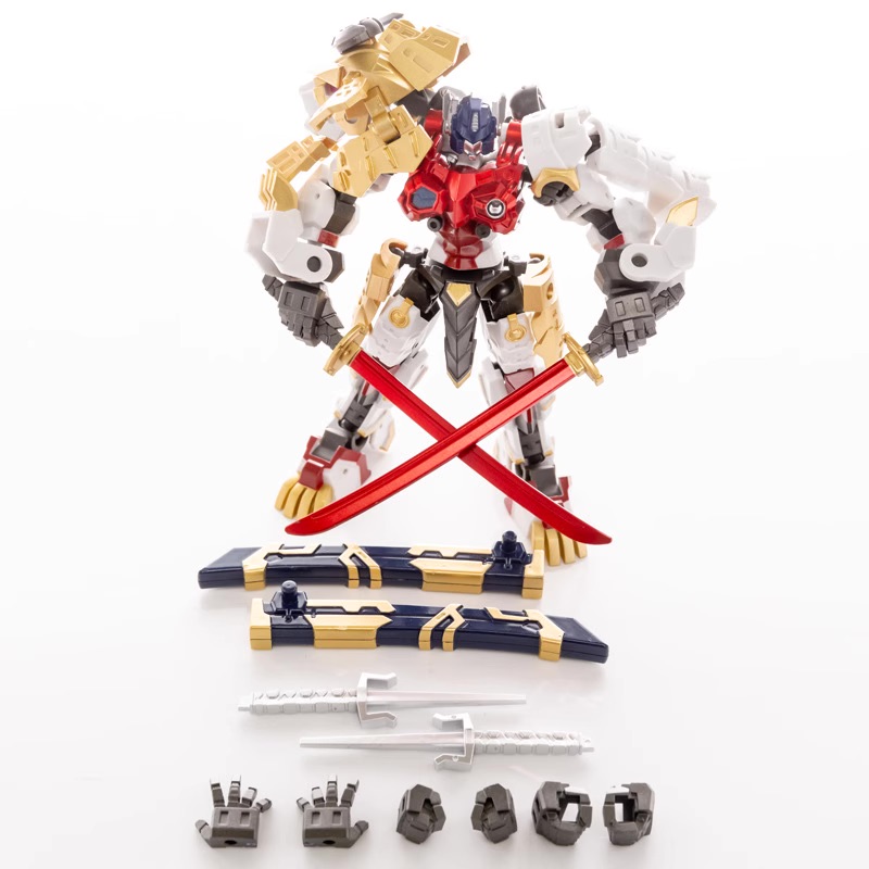 CD-01 White LION FACE OP COMMANDER Lio Convoy Action Figure 12CM