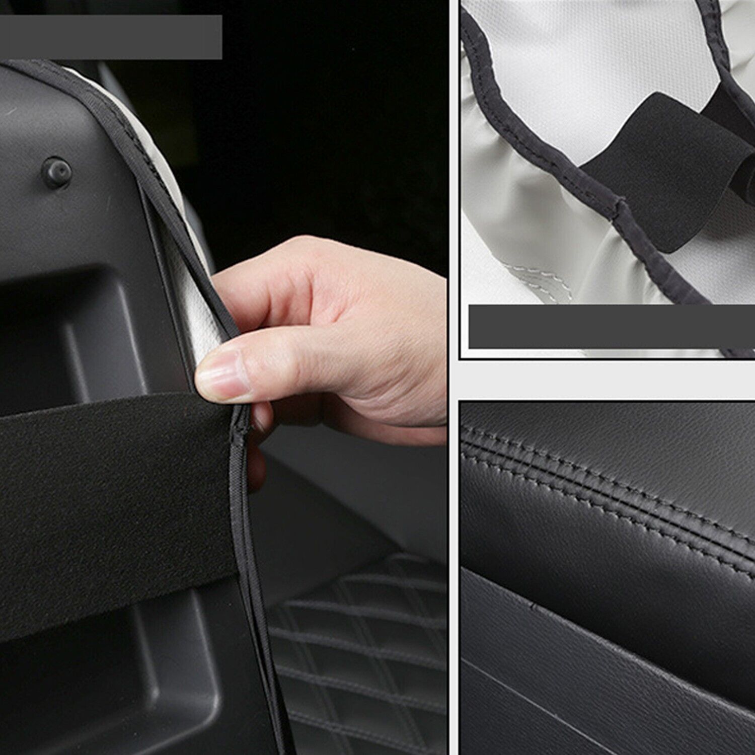 4x Interior Door Armrest Frame Covers For Mitsubishi ASX, RVR, Outlander Sport 2010-2017 | Silver