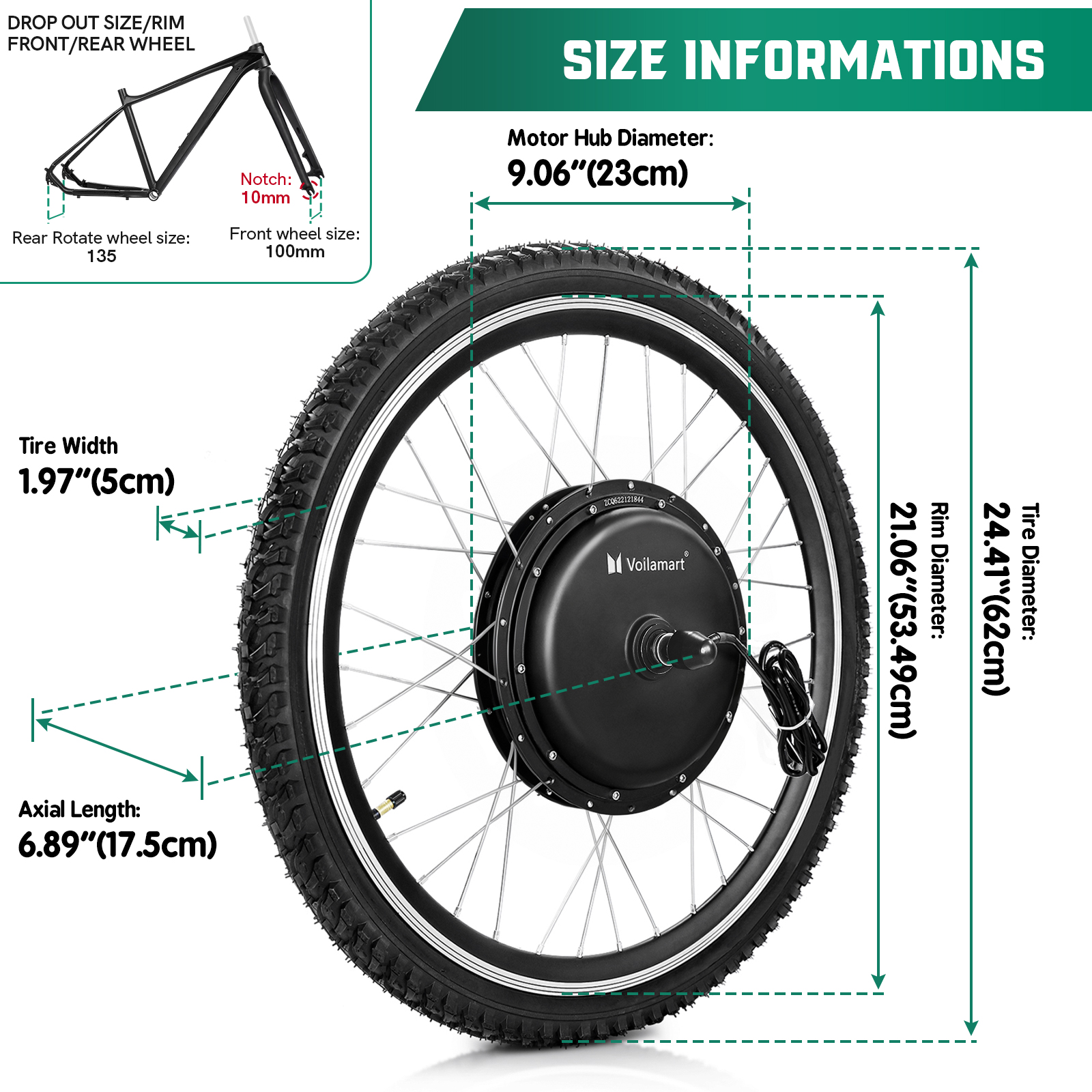 26in ebike conversion kit