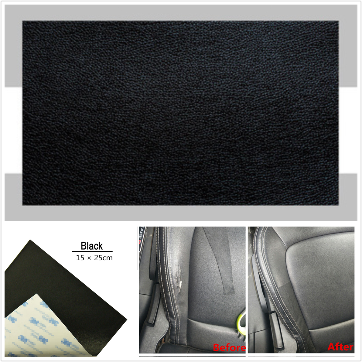 15*25 cm Sheep Leather Repair Patch Vinyl Adhesive First