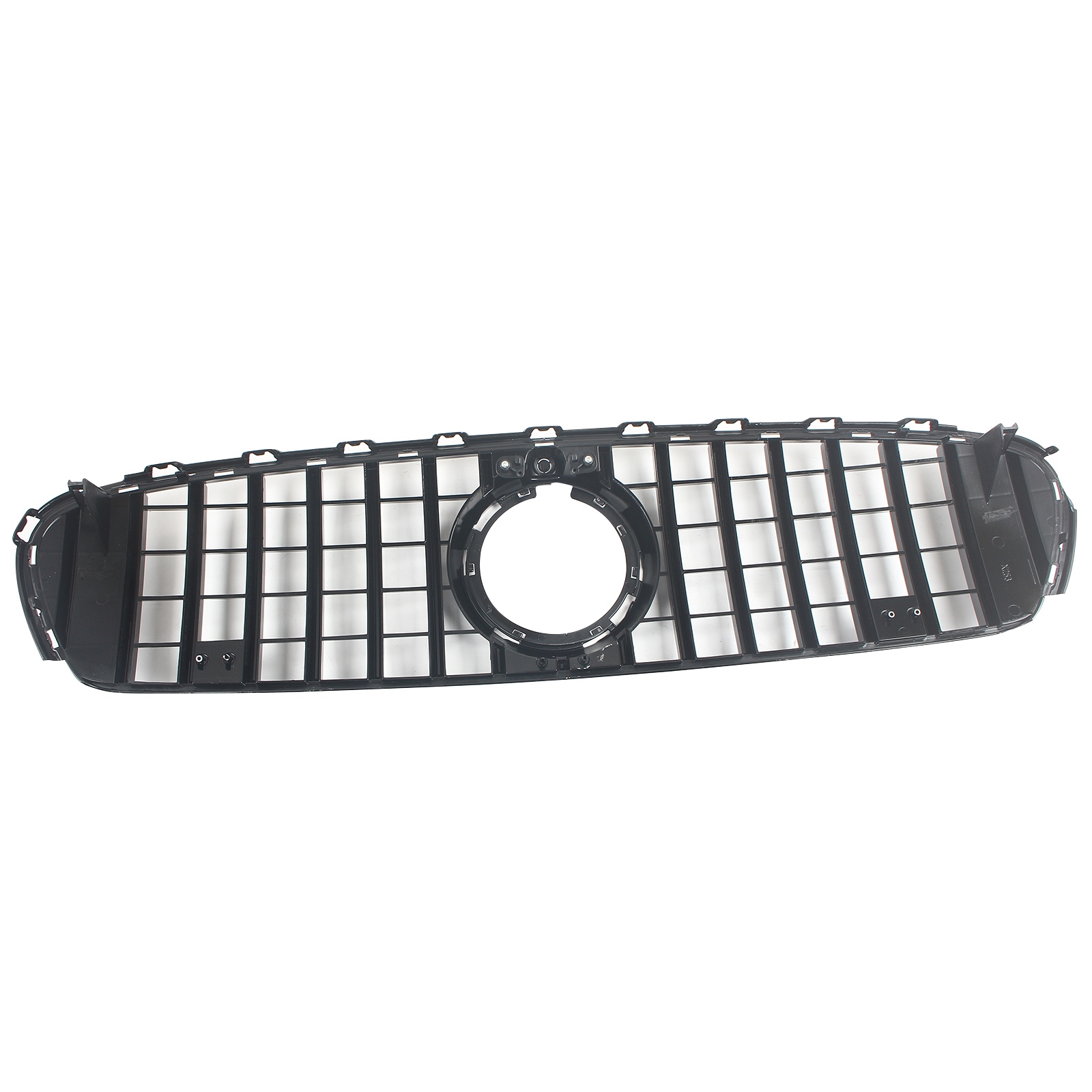 Evan-Fischer Front Bumper Grille For 2020-2021 Mercedes GLC300 - Center - Textured Dark Gray