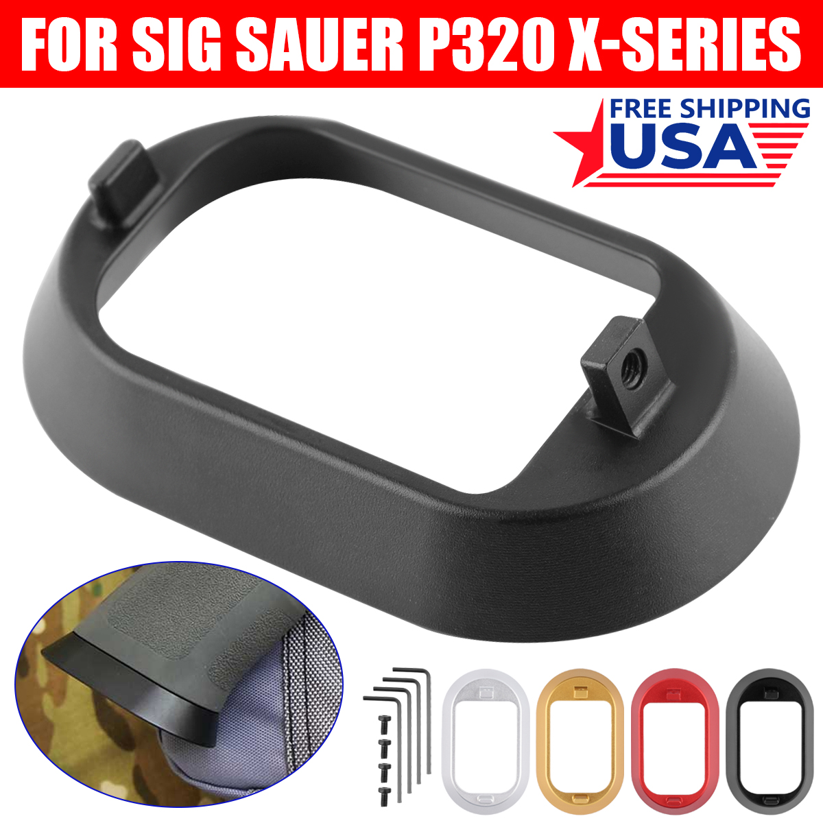 Aluminium Magazine Magwell For Sig Sauer P320 X-Series KIT-320X