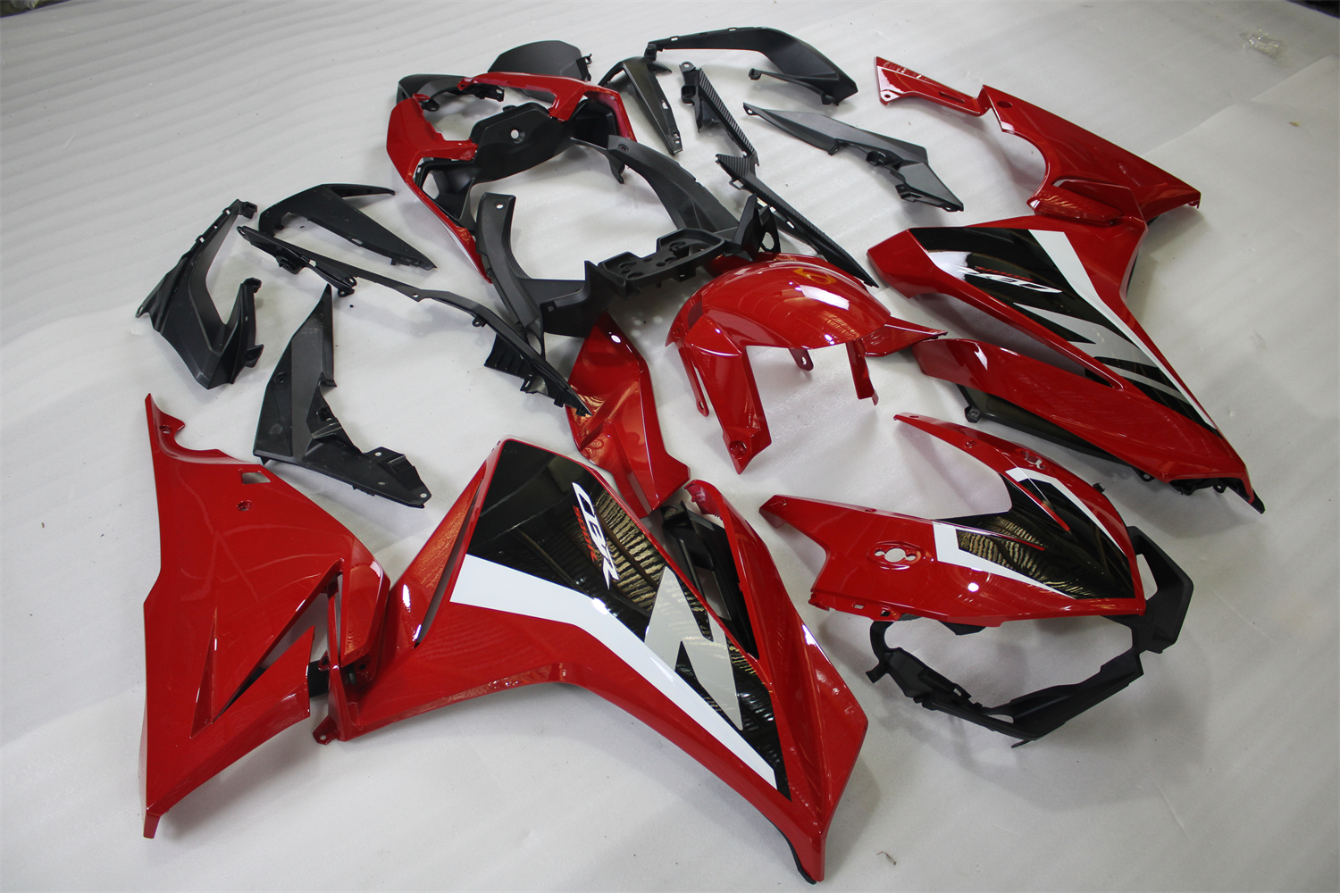 あほちゃんさん専用　FIRE BLOOD DERINGER 1.5-500 GL Injection ABS Red Black Fairing Kit Fit for Honda 2022