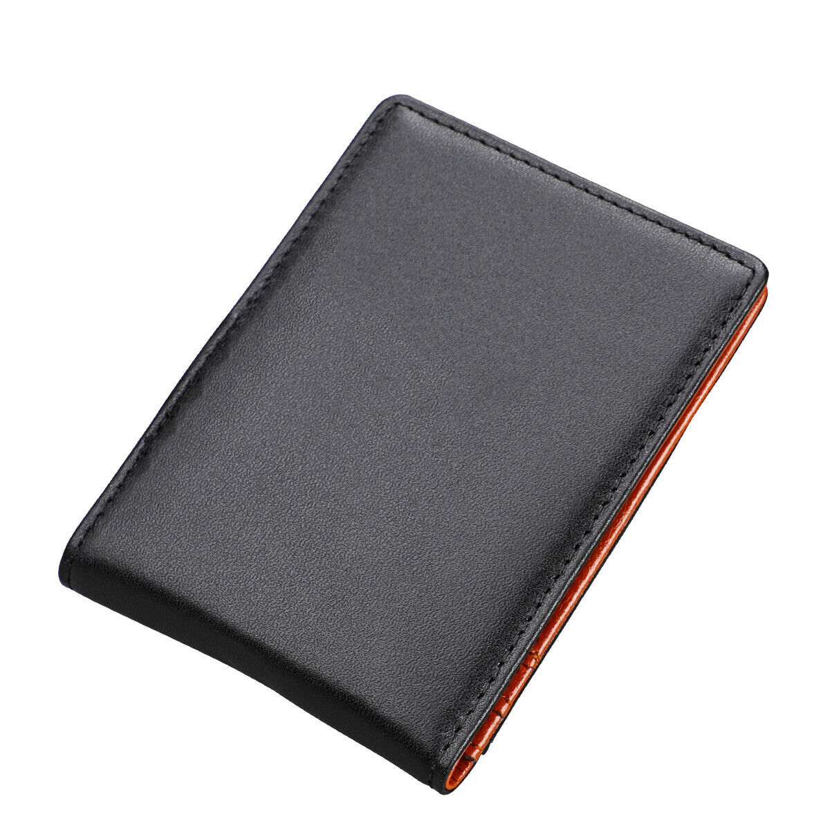 Slim Mens Wallet with Money Clip Leather RFID Blocking