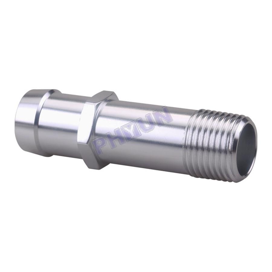 2x Heater Hose Fitting 3/4" Water Pump 5/8" 90° Intake For Chevy SBC V8