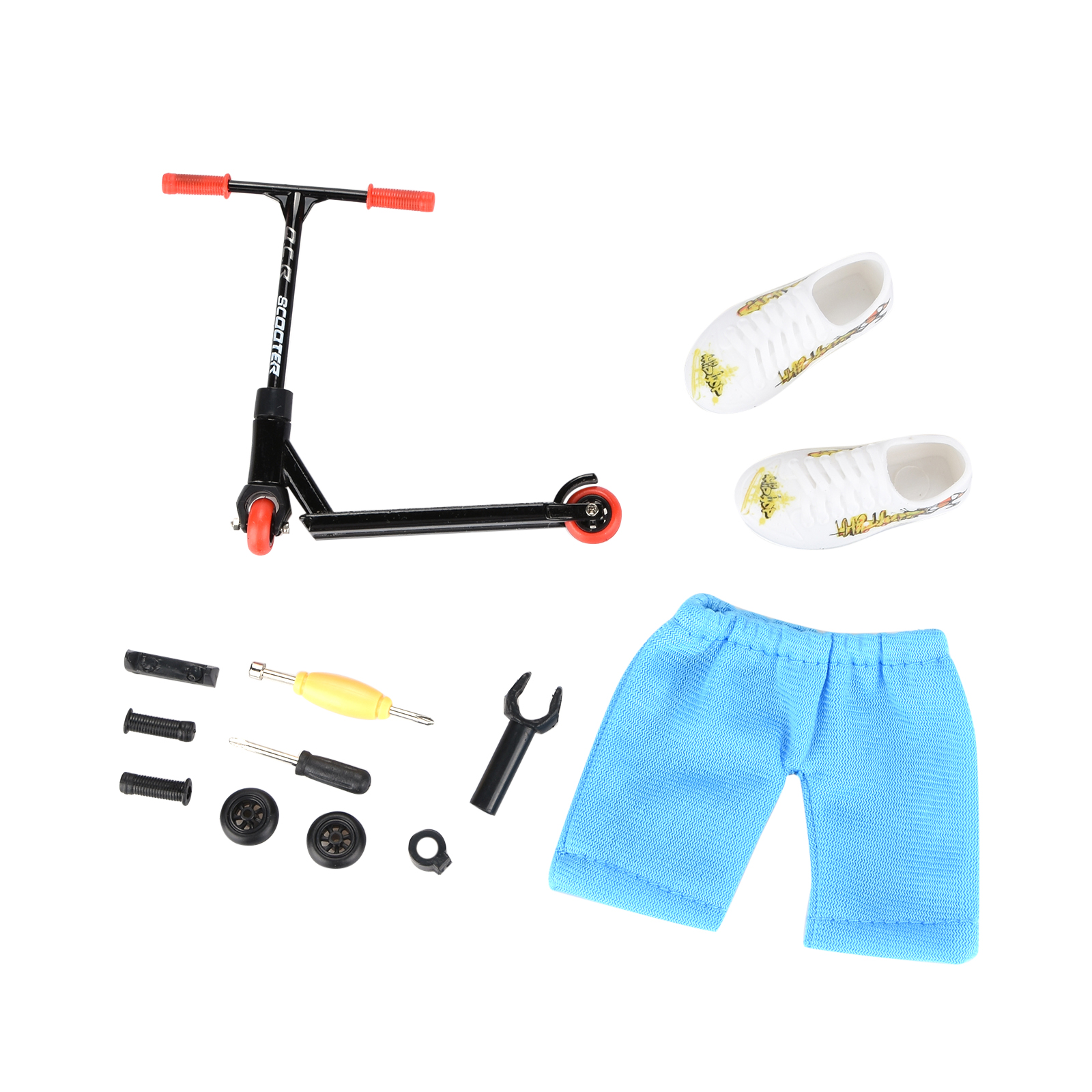 Dedaiby ini Finger Scooter Set,etal Juego de Juguetes para Dedos,ini