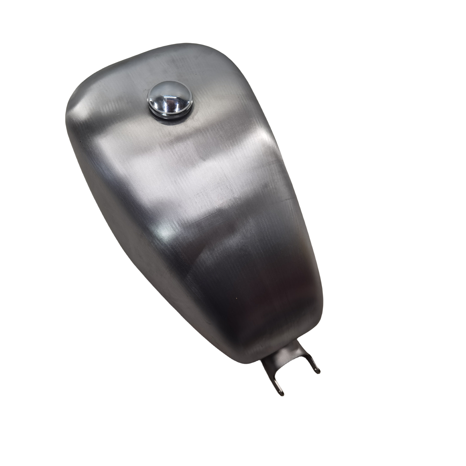 Unpainted Silver Petrol Gas Fuel Tank Oil Tank For Harley