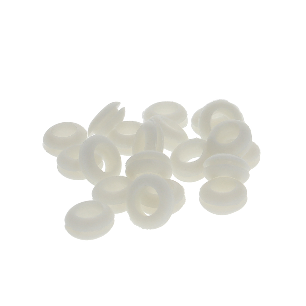 Download Double Sided Open Hole Rubber Grommets Cable Wiring Ring White Wire, Cable & Conduit ...