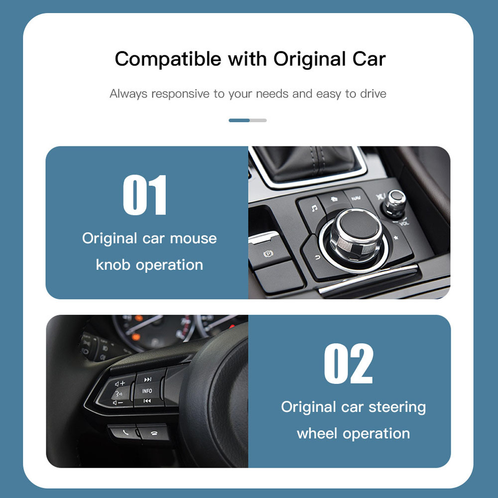 TK78-66-9U0C Android Auto Retrofit Kit for Mazda 3 Mazda 6 CX-3 CX