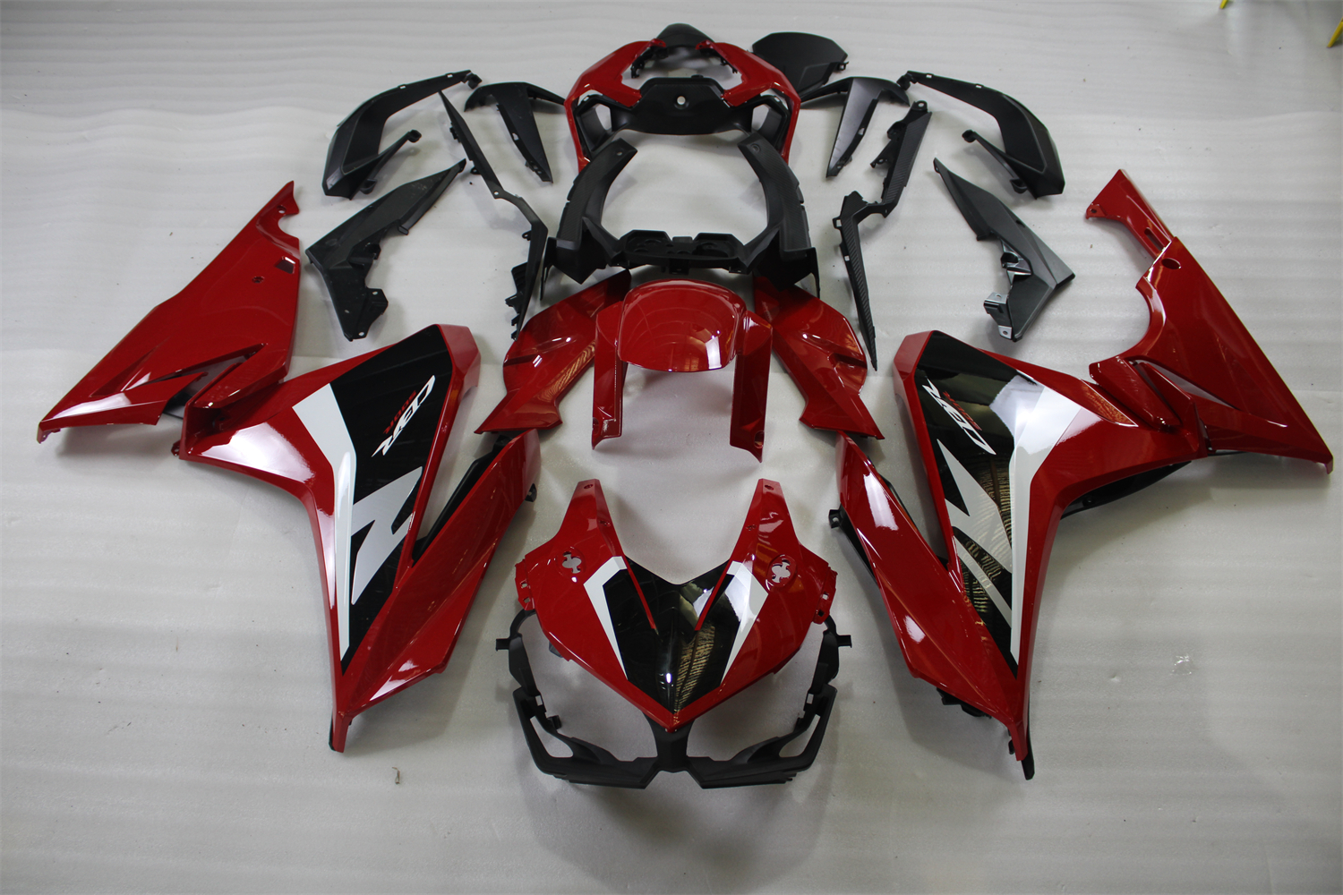 あほちゃんさん専用　FIRE BLOOD DERINGER 1.5-500 GL Injection ABS Red Black Fairing Kit Fit for Honda 2022