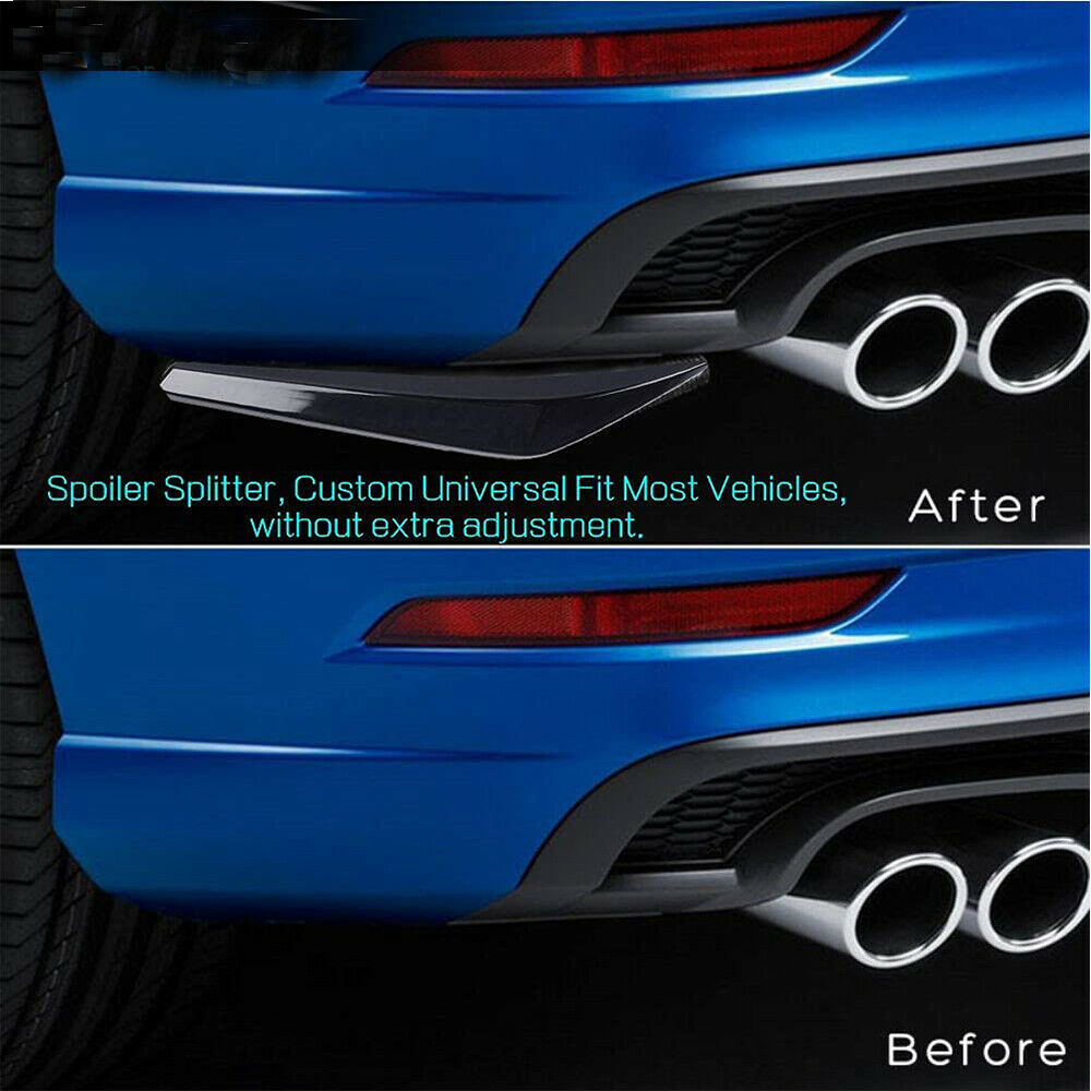 Glossy Black Side Skirt Extensions For Toyota Corolla Sedan 2020-2024 – 2m Length, 6-Piece Kit