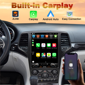 Car Stereo Radio in Dash Fit for Jeep Grand Cherokee 2014 to 2020