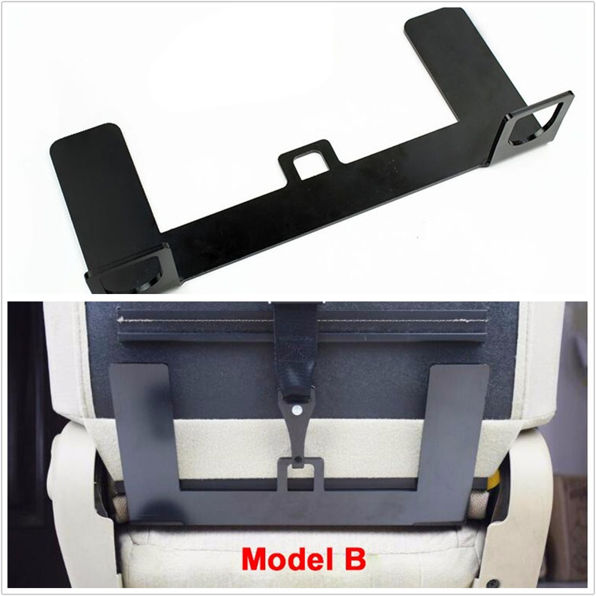 1X Universal Steel Plate Latch ISOFIX Seatbelt Connector Interface