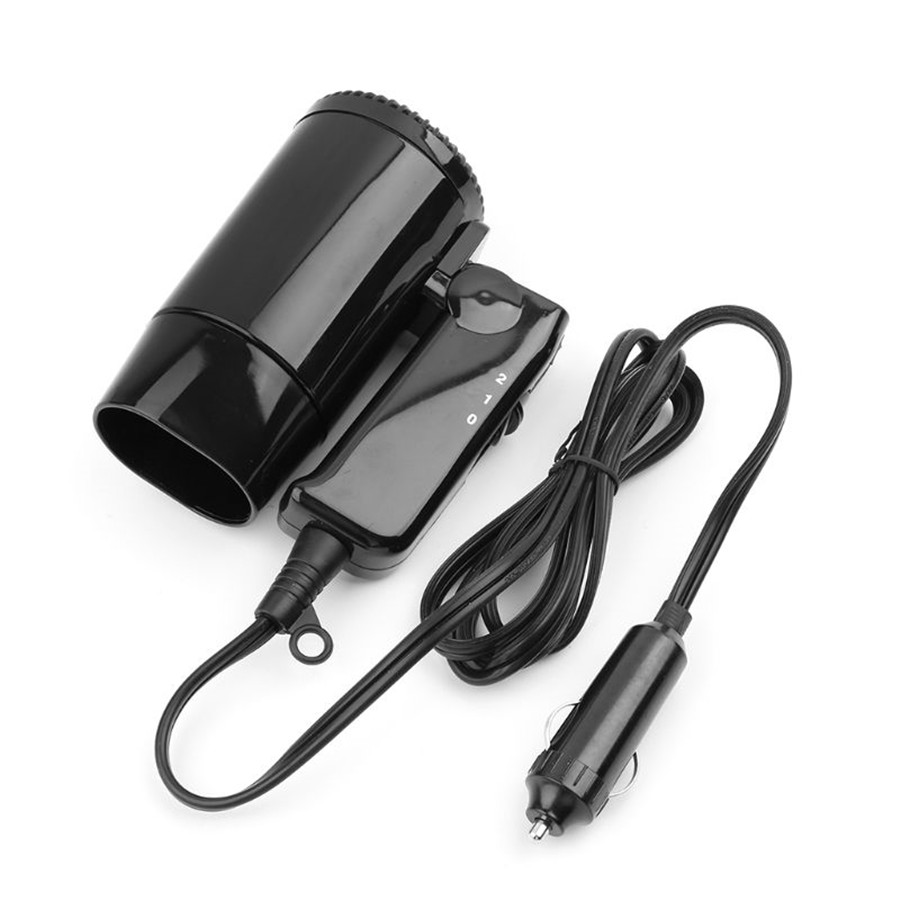 hair dryer cigarette lighter socket Portable 12V Hairdryer Car-styling Hair Dryer Folding Blower Window Defroster