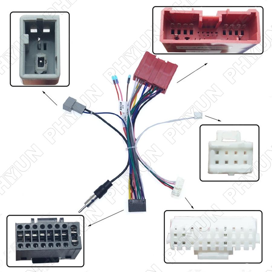 16Pin Stereo Radio Wiring Harness Power Cable w/ Canbus For