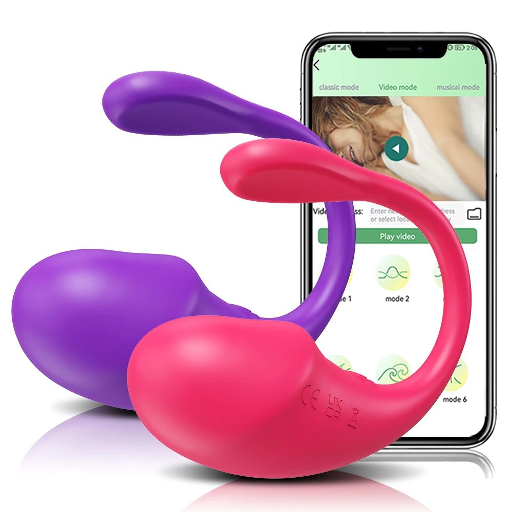 Bullet Vibrator Remote Control Clitoral & G-Spot Vibrator - Wearable Bullet  Egg, APP Controlled, Waterproof & Silent - For Women Egg Toy For Men