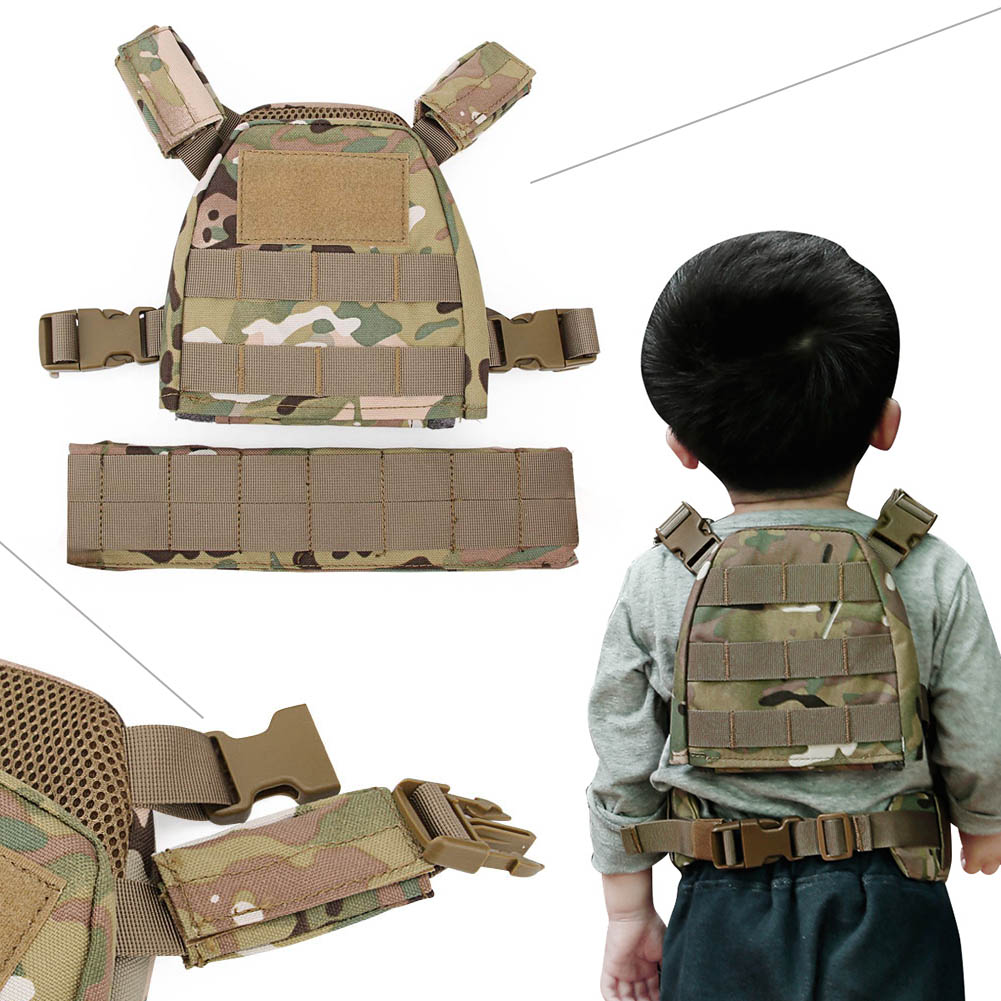 Children's Kids Tactical Military Molle Plate Carrier JPC Vest Child ...