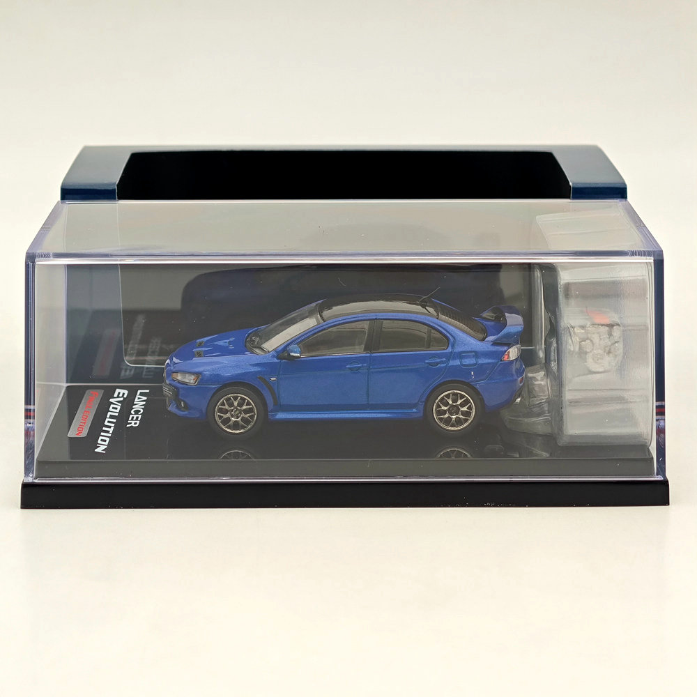 Hobby Japan 1/64 Mitsubishi Lancer Evolution X Final Edition Blue