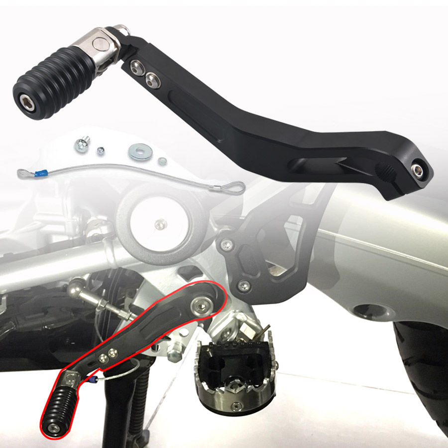1 x Black Adjustable Brake Gear Shift Lever Peg for BMW F800GS ADV
