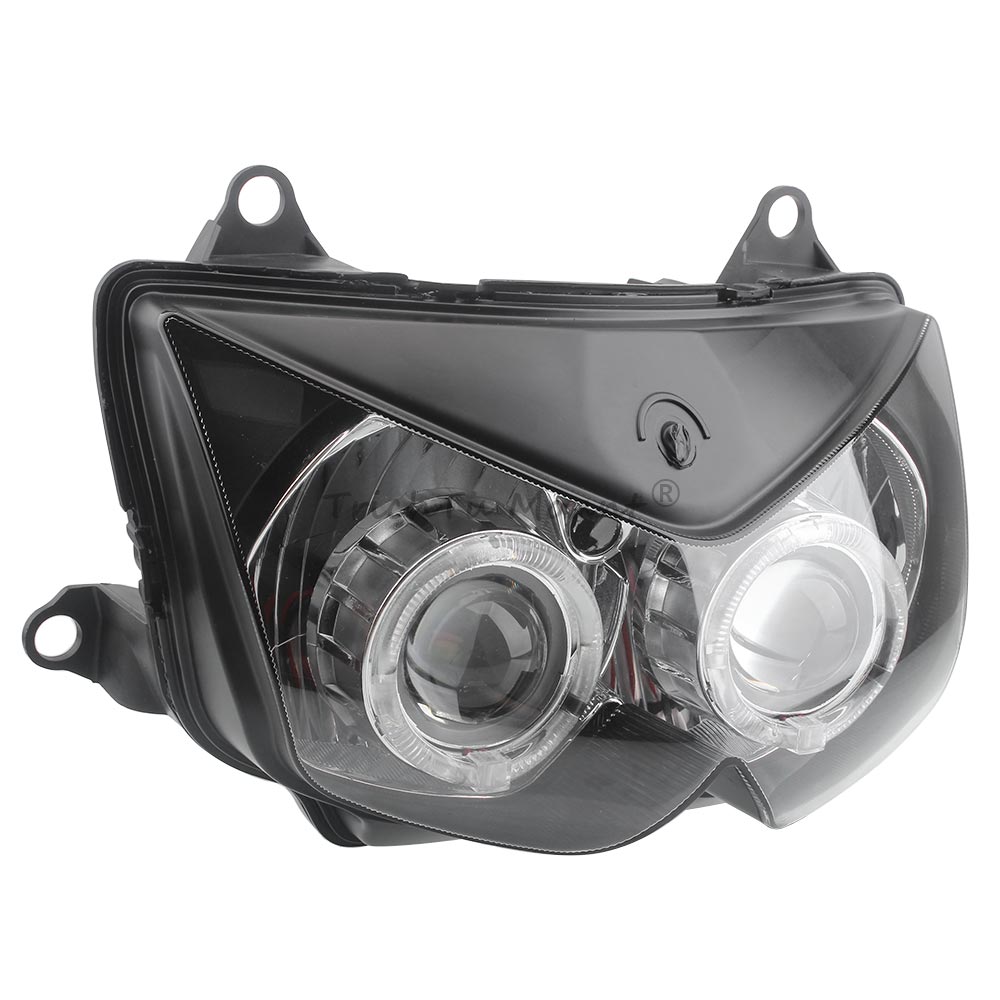 Red Devil White Angel Eye Headlight Fit For Kawasaki Z1000