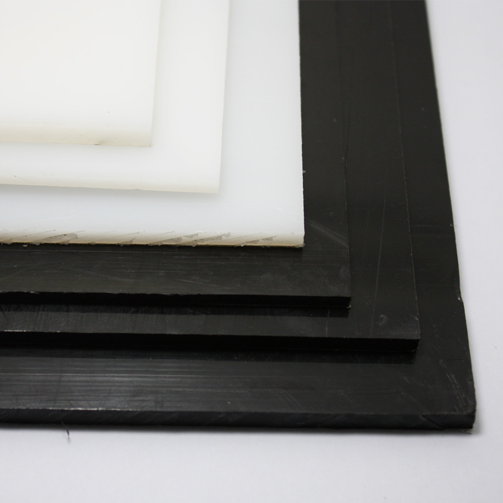 HDPE Sheet Black And White Polyethylene Engineering Plastic Sheet 3/4