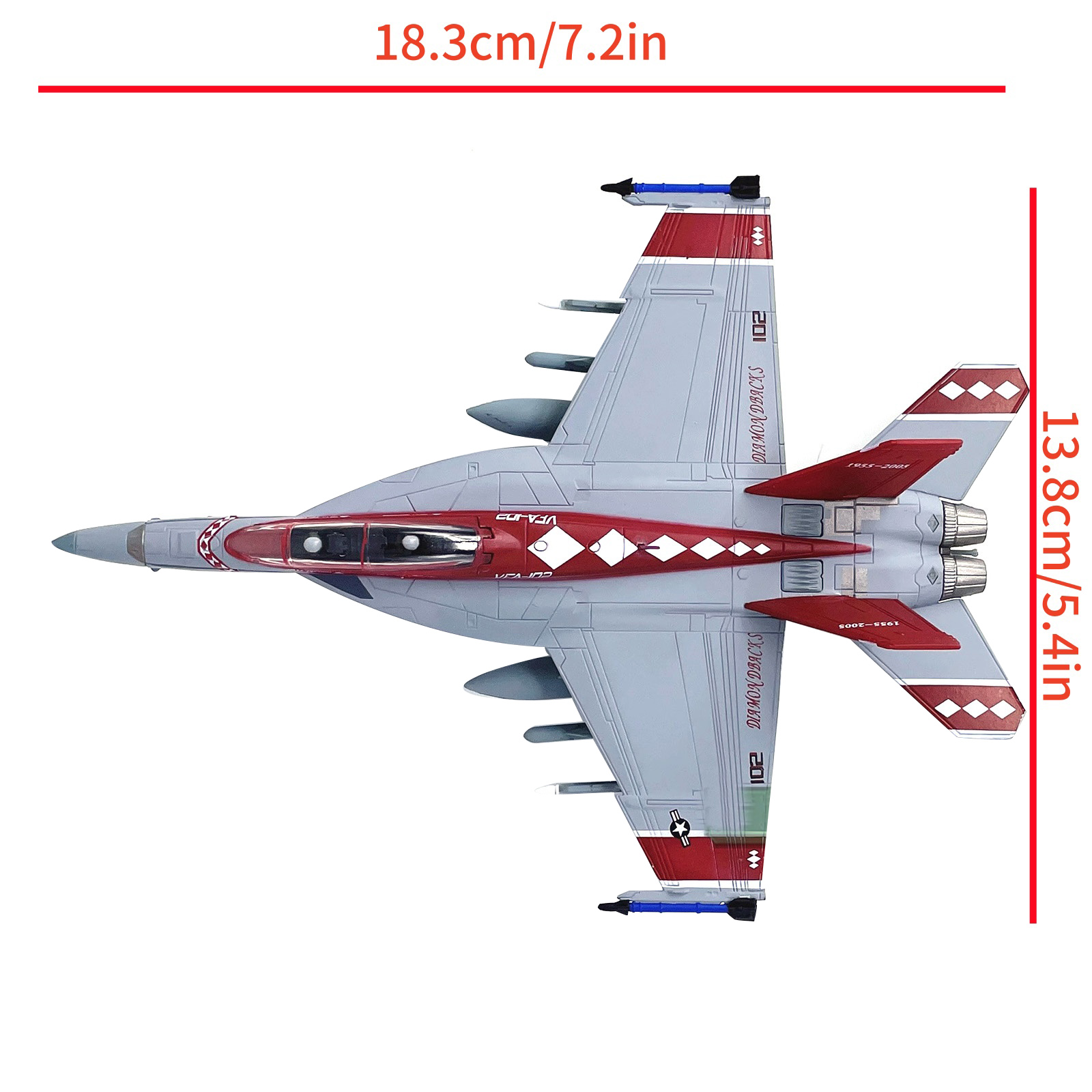 F/A-18 Super Hornet Strike Fighter VFA-102 Diamondbacks Finished