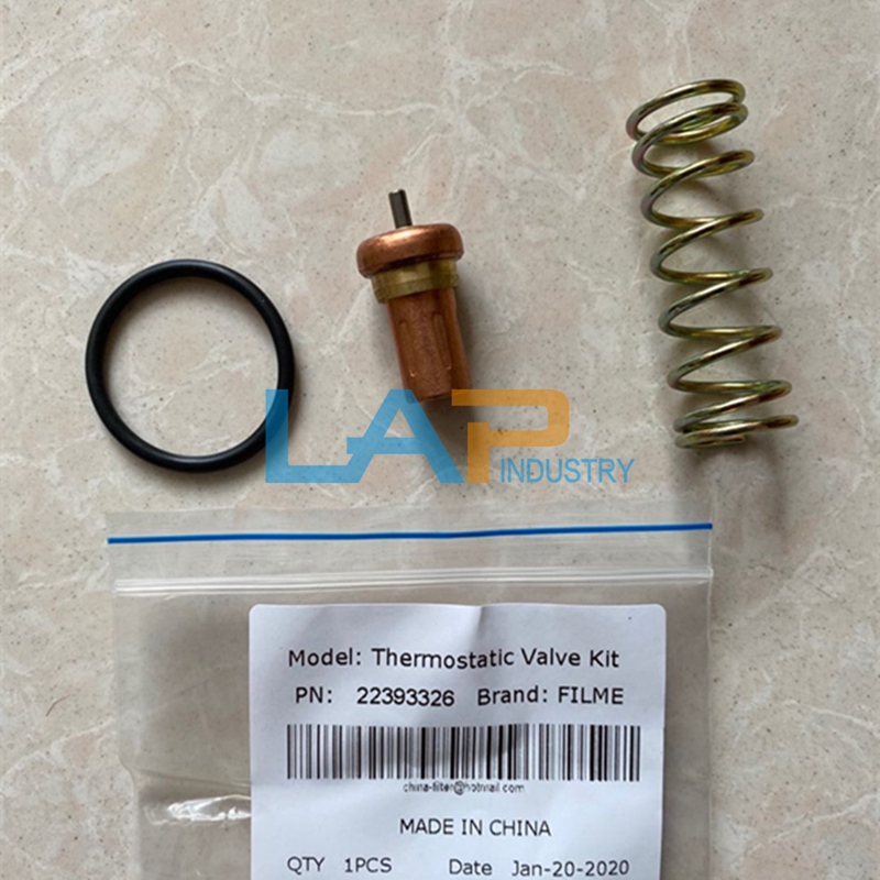Thermostatic Control Valve Kit (60°C) For Ingersoll Rand Screw Air Compressors - Direct Replacement Part #22393326