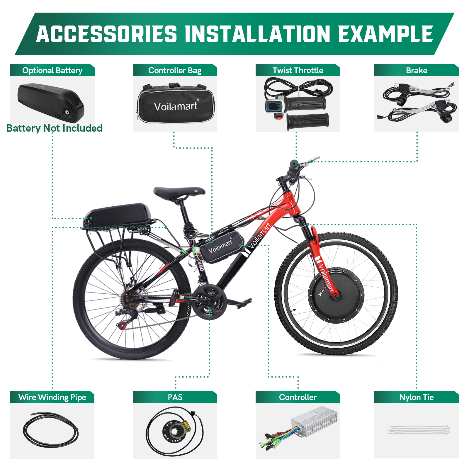 electric bicycle conversion kit