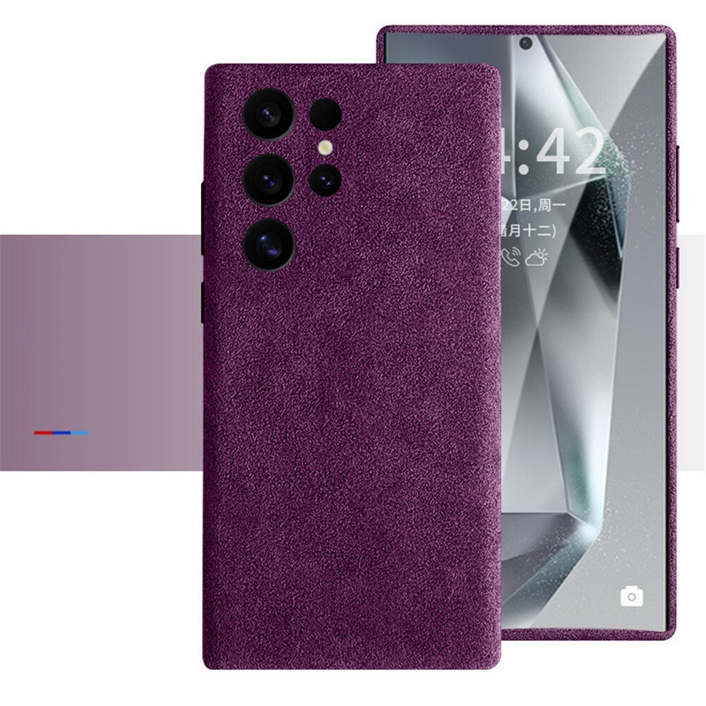 Magnetic Genuine Alcantara Leather Case for Samsung S24 S25 Ultra Magsafe Cover - Picture 5 of 26