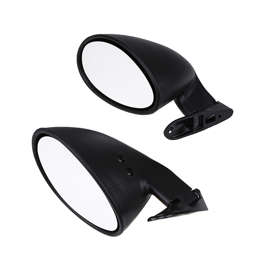2x ABS California Classic Door Wing Side Mirror Vintage HotRod//Muscle Universal