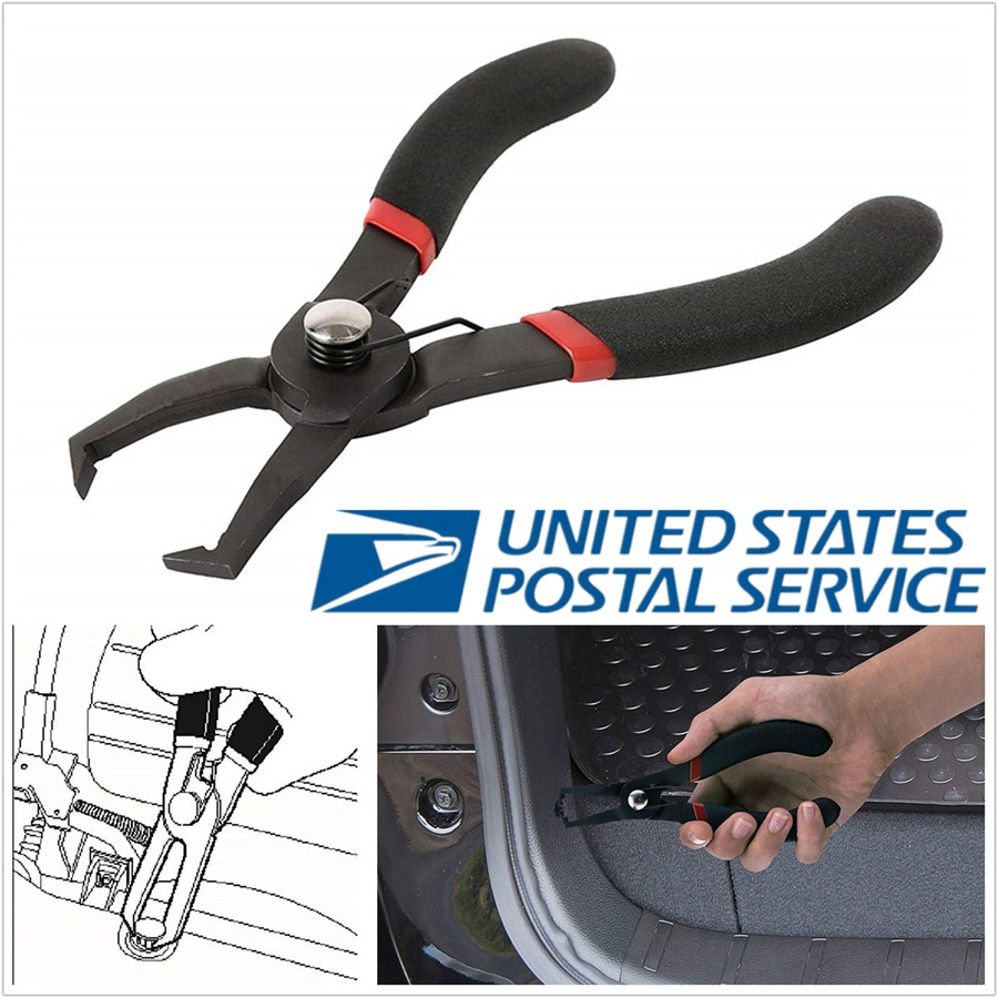 Car SUV Universal 30° Push Pin Plier Fastener Clips Rivet Removal Tool