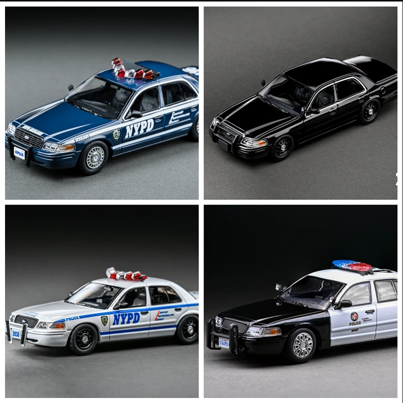Rollin 1/64 フォード クラウン ロサンゼルス パトカー Rollin 1/64 Ford Crown Victoria Police Interceptor - Los