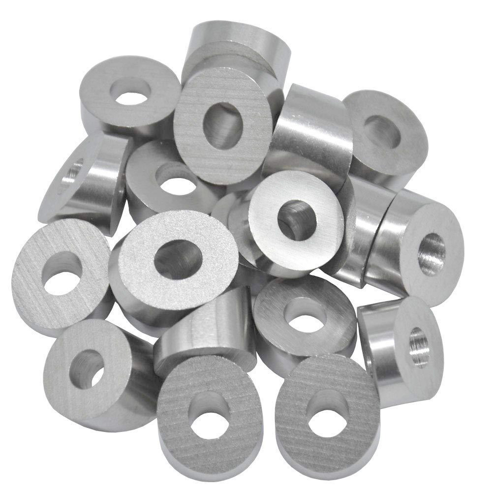 NEW Stainless 30 Degree Angled Beveled Washer Cable Rail 1/8 & 3/16