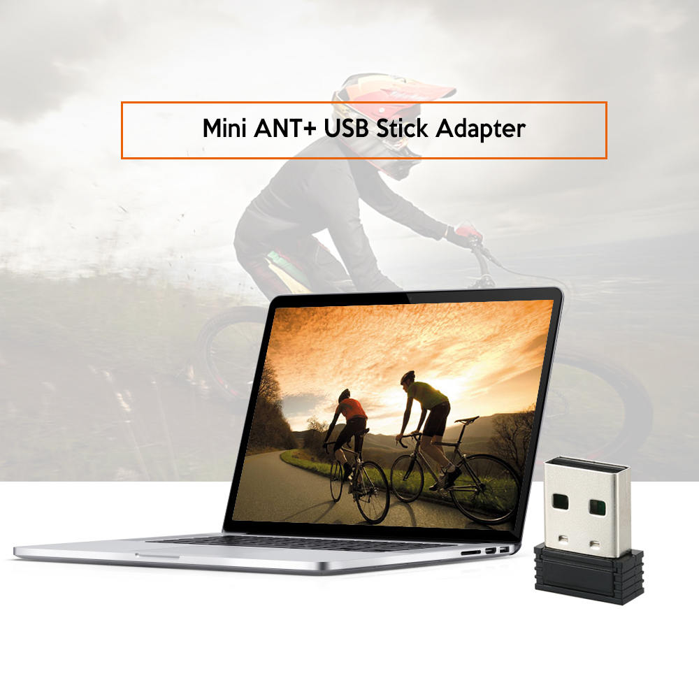 Fitcent ANT+ Dongle USB Pour Zwift, Garmin, Rouvy - Clé ANT+ Compatible Entraînement Vélo