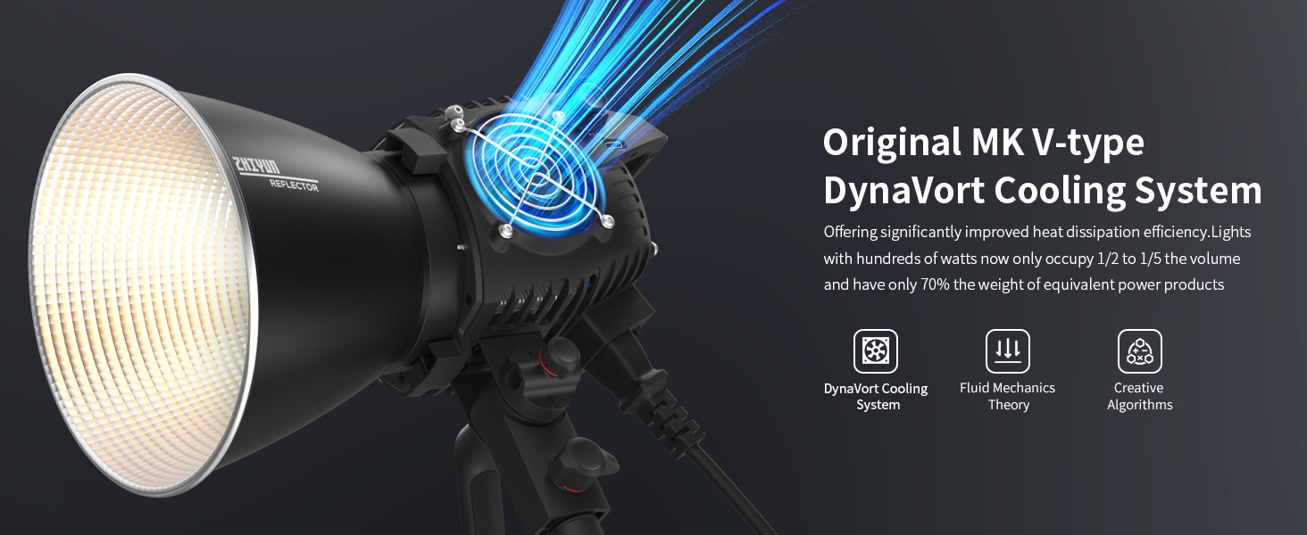 Zhiyun Molus B200 200W Video Light COB LED Video Light + Bowens 