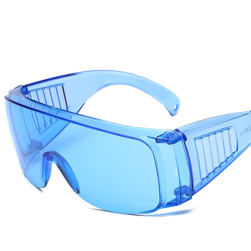 Laborbrille Mehrfarben Arbeitsbrille Bügelbrille Schutzbrille Überbrille