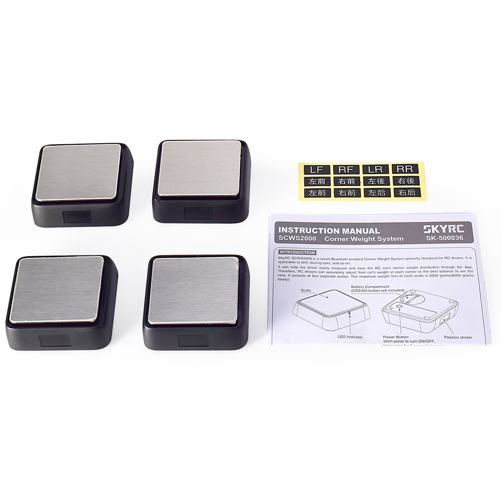 SKYRC – Kit de configuration de système d'équilibrage de voiture RC, poids d'angle, pour voiture camion Buggy et tourisme tout-terrain 1/8 1/10 1/12 RC  26