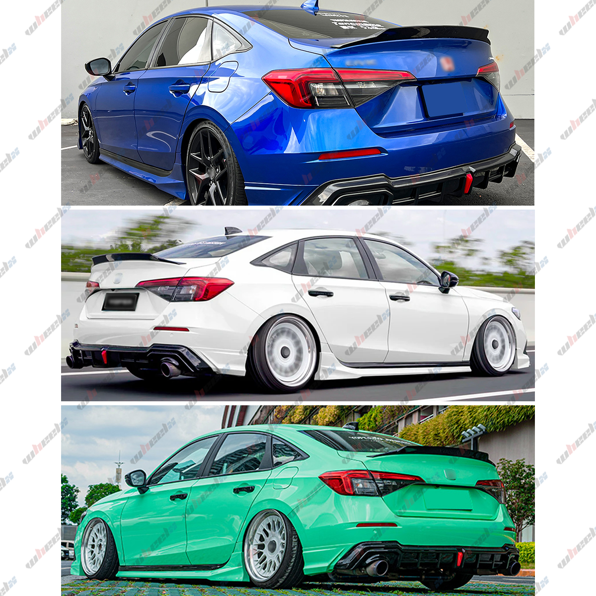 Cola De Pato Para Honda Civic Type R Style Rear Spoiler For Honda Civic ...