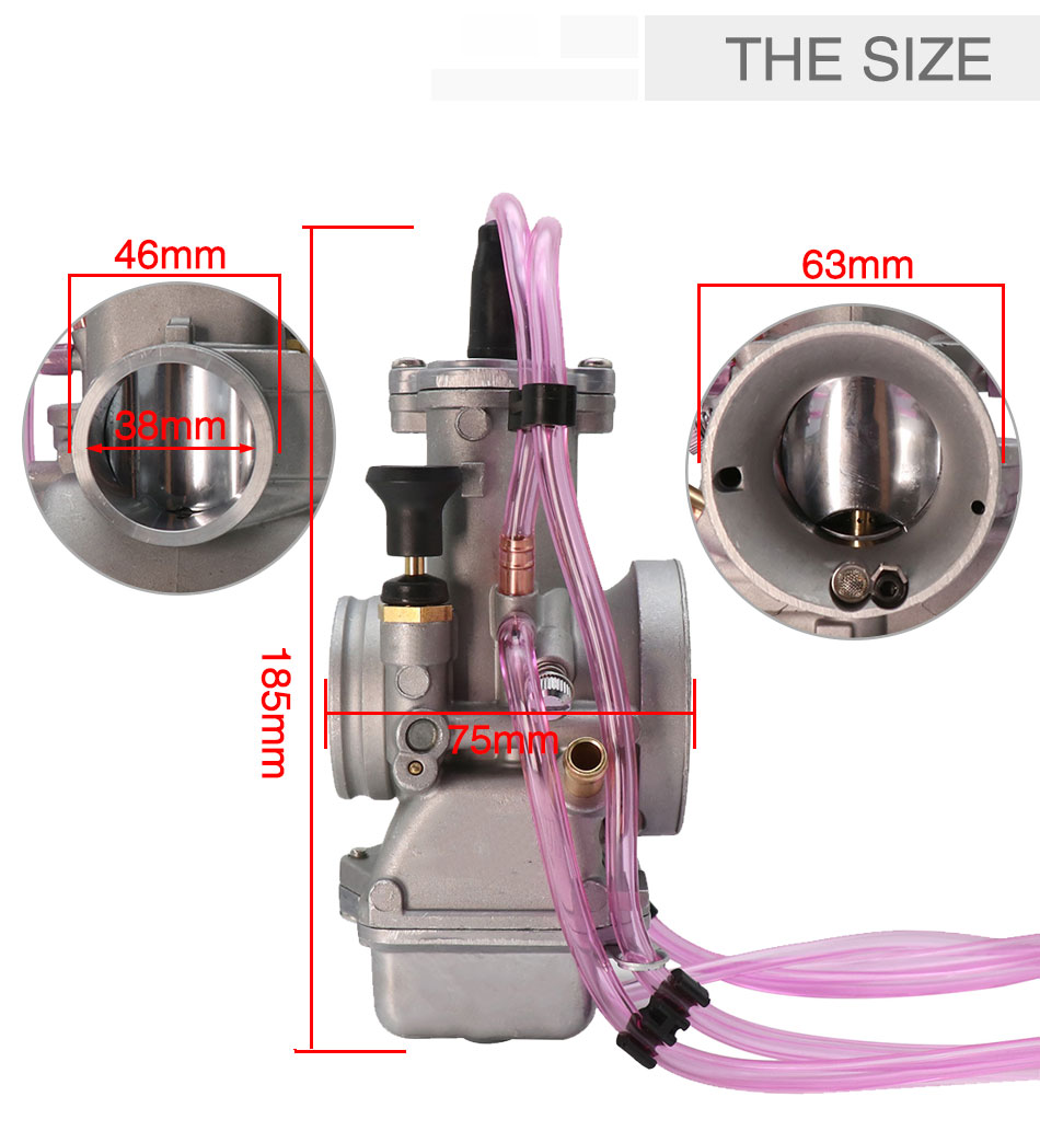 Mikuni 38MM TX Series Flat Slide Carburetor CARB 2-Stroke