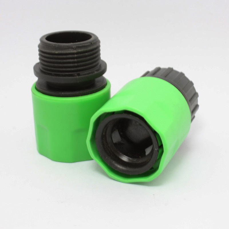 Garden Water Hose Tap Connector 1/2" 3/4" Joiner Connection Fit Adapter