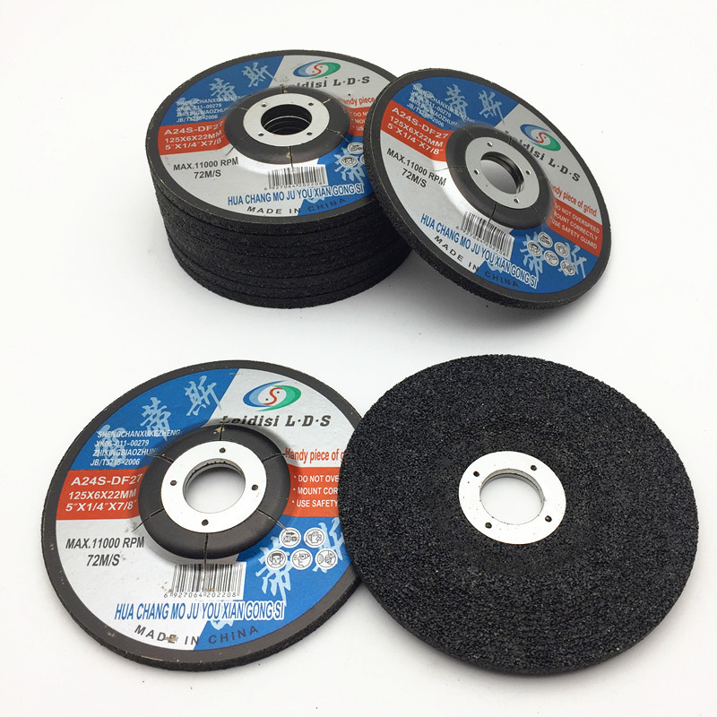 10/20X Metal Grinding Discs 125mm x 22.2mm x 6mm Angle Grinder Cutting